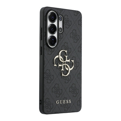 Galaxy S26 Ultra Kılıf Guess Orijinal Lisanslı PU Deri Büyük Metal Logo Dizaynlı Kılıf