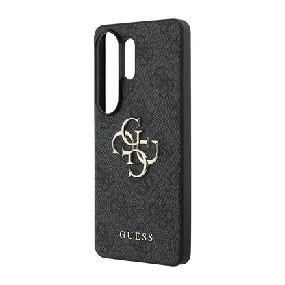 Galaxy S26 Ultra Kılıf Guess Orijinal Lisanslı PU Deri Büyük Metal Logo Dizaynlı Kılıf