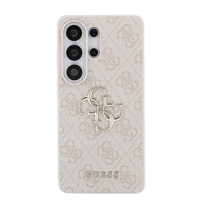 Galaxy S26 Ultra Kılıf Guess Orijinal Lisanslı PU Deri Büyük Metal Logo Dizaynlı Kılıf