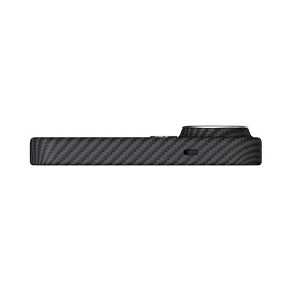 Galaxy S26 Ultra Kılıf M-safe Şarj Özellikli 600D Aramid Fiber Pitaka Ultra-Slim Classic Serisi Black-Grey Twill Kılıf