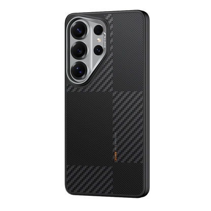Galaxy S26 Ultra Kılıf M-safe Şarj Özellikli 600D Metal Kamera Çerçeveli Raptic Aramid Dual Serisi Kılıf