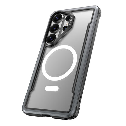 Galaxy S26 Ultra Kılıf M-safe Şarj Özellikli Airbagli Raptic Shield Serisi Şeffaf Arka Yüzey Kılıf