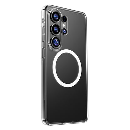 Galaxy S26 Ultra Kılıf M-safe Şarj Özellikli Benks Magnetik Crystal Serisi Şeffaf Kılıf