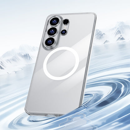 Galaxy S26 Ultra Kılıf M-safe Şarj Özellikli Benks Magnetik Crystal Serisi Şeffaf Kılıf