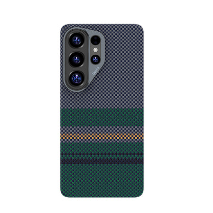 Galaxy S26 Ultra Kılıf M-safe Şarj Özellikli Karbon Fiber Tasarımlı Benks Aurora ArmorAir Kevlar Kılıf