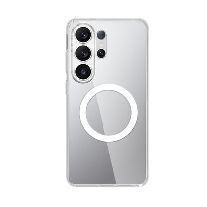 Galaxy S26 Ultra Kılıf M-safe Şarj Özellikli Transparan Sert PC Wlons Pita Kılıf