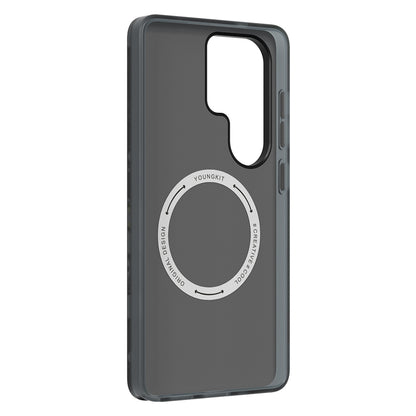 Galaxy S26 Ultra Kılıf M-Safe Şarj Özellikli Youngkit Camouflage Sykell Serisi Kılıf