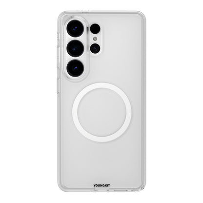 Galaxy S26 Ultra Kılıf M-safe Şarj Özellikli Youngkit Clear Serisi Kılıf