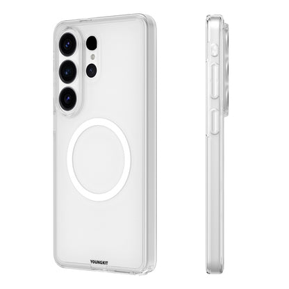 Galaxy S26 Ultra Kılıf M-safe Şarj Özellikli Youngkit Clear Serisi Kılıf