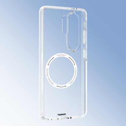 Galaxy S26 Ultra Kılıf M-safe Şarj Özellikli Youngkit Clear Serisi Kılıf