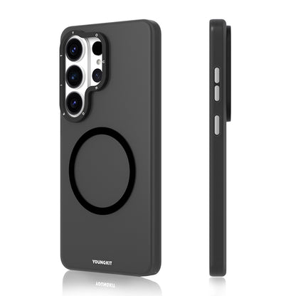 Galaxy S26 Ultra Kılıf M-safe Şarj Özellikli Youngkit Hidden Sand Serisi Kılıf