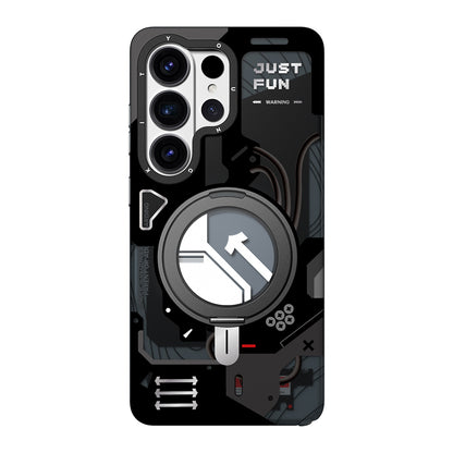 Galaxy S26 Ultra Kılıf M-safe Şarj Özellikli Youngkit Starship Serisi Kılıf