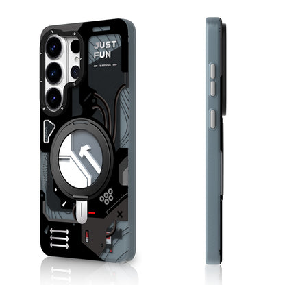 Galaxy S26 Ultra Kılıf M-safe Şarj Özellikli Youngkit Starship Serisi Kılıf