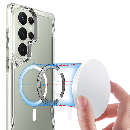 Galaxy S26 Ultra Kılıf Zore M-safe Şarj Özellikli T-Max M-safe Kılıf