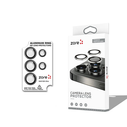 Galaxy S26 Ultra Zore CL-12 Premium Safir Parmak İzi Bırakmayan Anti-Reflective Kamera Lens Koruyucu