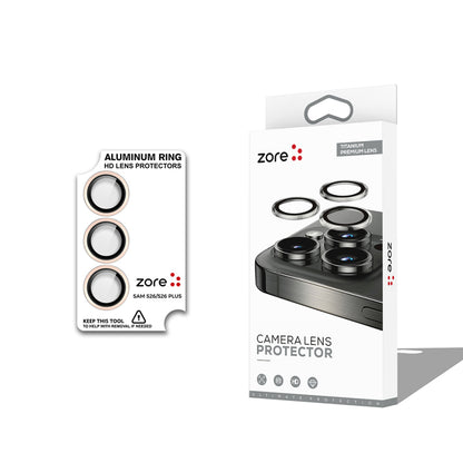 Galaxy S26 Zore CL-12 Premium Safir Parmak İzi Bırakmayan Anti-Reflective Kamera Lens Koruyucu