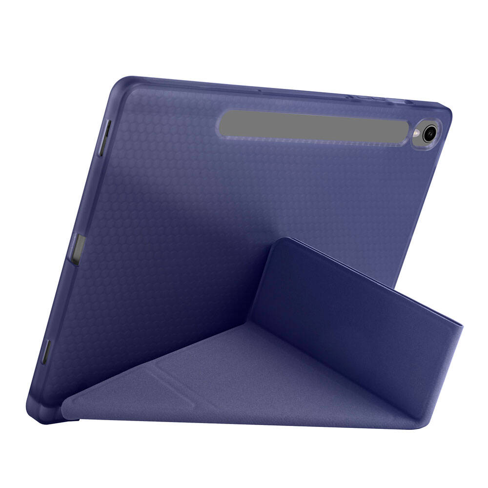Galaxy Tab S10 FE Kılıf Zore Tri Folding Kalem Bölmeli Standlı Kılıf