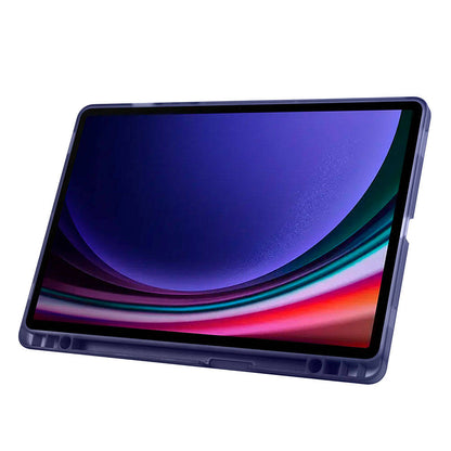 Galaxy Tab S10 FE Kılıf Zore Tri Folding Kalem Bölmeli Standlı Kılıf