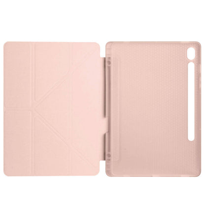 Galaxy Tab S10 FE Kılıf Zore Tri Folding Kalem Bölmeli Standlı Kılıf