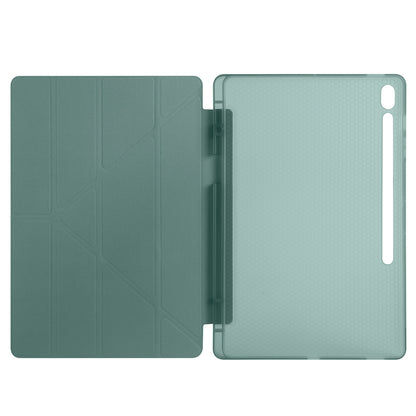 Galaxy Tab S10 FE Plus Kılıf Zore Tri Folding Kalem Bölmeli Standlı Kılıf