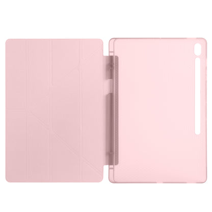 Galaxy Tab S10 FE Plus Kılıf Zore Tri Folding Kalem Bölmeli Standlı Kılıf