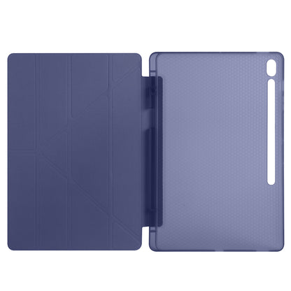 Galaxy Tab S10 FE Plus Kılıf Zore Tri Folding Kalem Bölmeli Standlı Kılıf