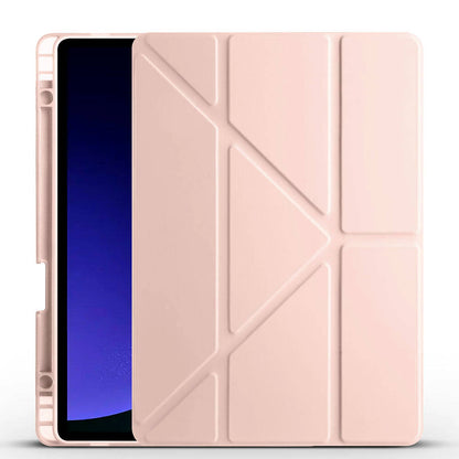 Galaxy Tab S10 Lite Kılıf Zore Tri Folding Kalem Bölmeli Standlı Kılıf
