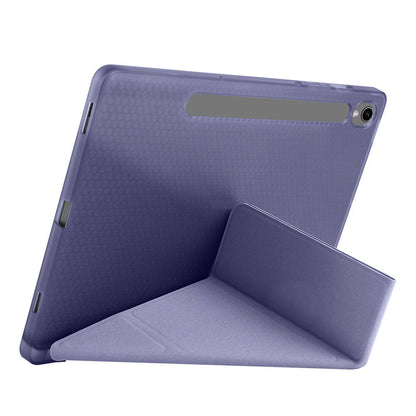 Galaxy Tab S10 Lite Kılıf Zore Tri Folding Kalem Bölmeli Standlı Kılıf