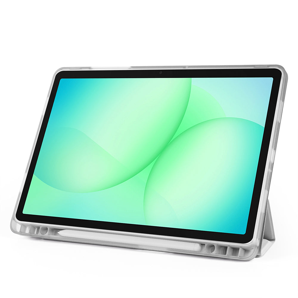 Galaxy Tab S11 Kılıf Zore Tri Folding Kalem Bölmeli Standlı Kılıf