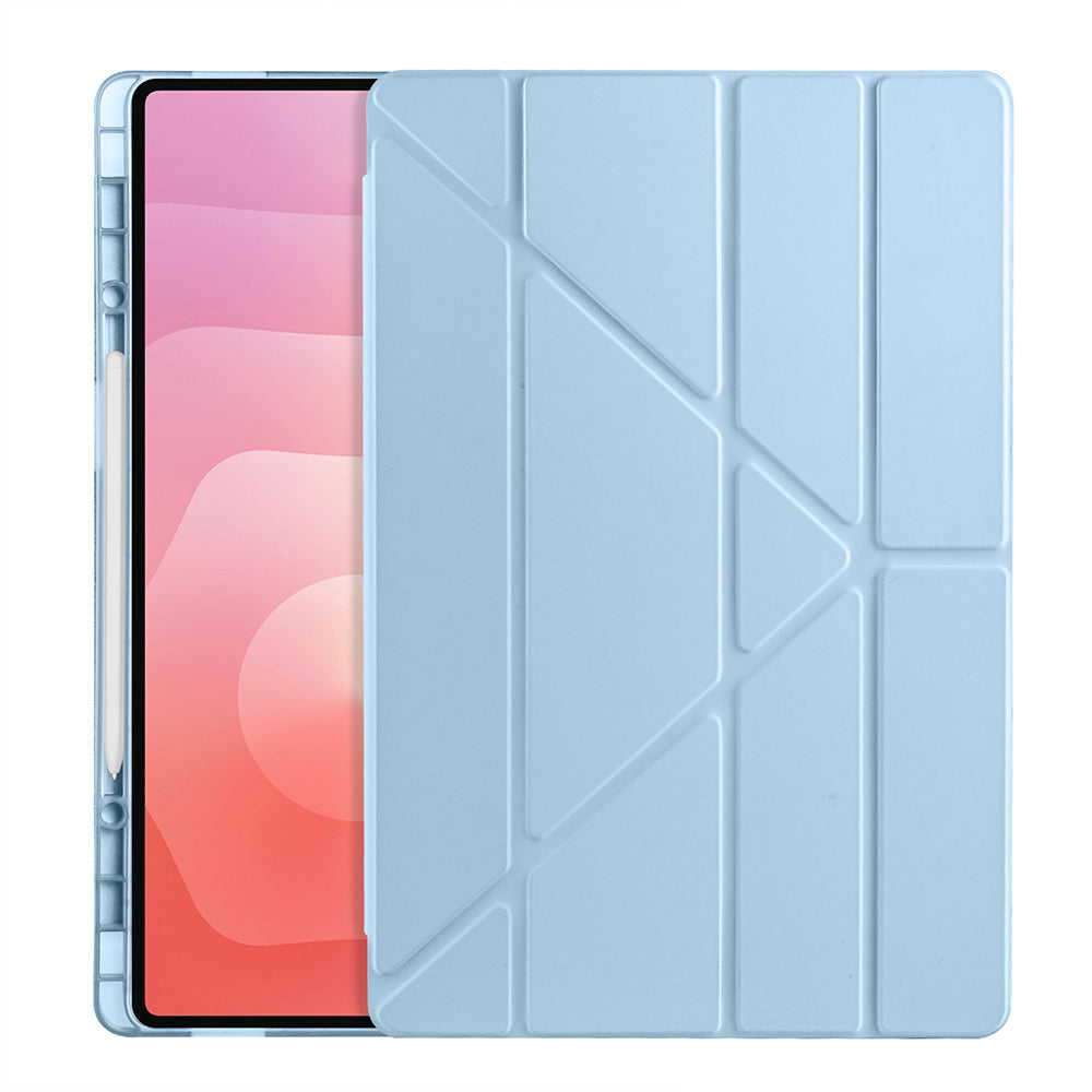 Galaxy Tab S11 Ultra Kılıf Zore Tri Folding Kalem Bölmeli Standlı Kılıf