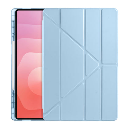 Galaxy Tab S11 Ultra Kılıf Zore Tri Folding Kalem Bölmeli Standlı Kılıf