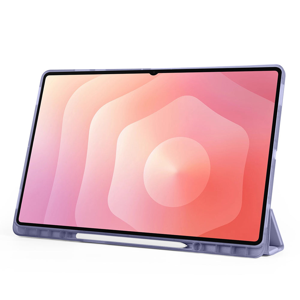 Galaxy Tab S11 Ultra Kılıf Zore Tri Folding Kalem Bölmeli Standlı Kılıf