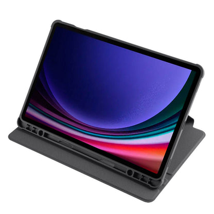 Galaxy Tab S9 Kılıf Zore Termik Kalem Bölmeli Dönebilen Standlı Kılıf