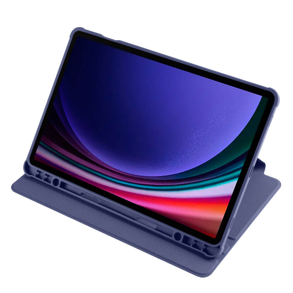 Galaxy Tab S9 Kılıf Zore Termik Kalem Bölmeli Dönebilen Standlı Kılıf