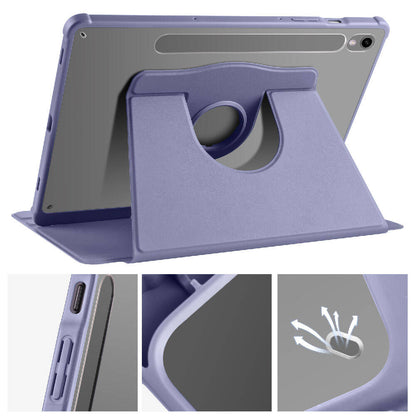 Galaxy Tab S9 Kılıf Zore Termik Kalem Bölmeli Dönebilen Standlı Kılıf