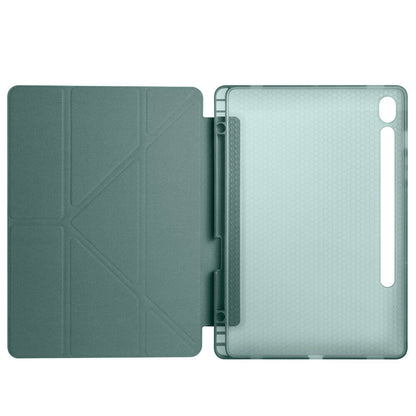 Galaxy Tab S9 Kılıf Zore Tri Folding Kalem Bölmeli Standlı Kılıf