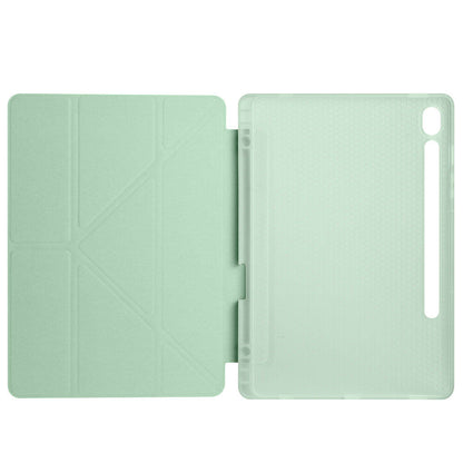 Galaxy Tab S9 Kılıf Zore Tri Folding Kalem Bölmeli Standlı Kılıf