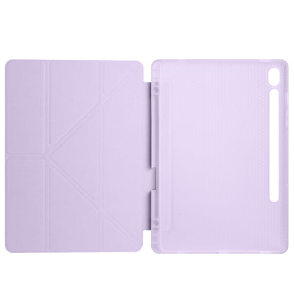 Galaxy Tab S9 Kılıf Zore Tri Folding Kalem Bölmeli Standlı Kılıf