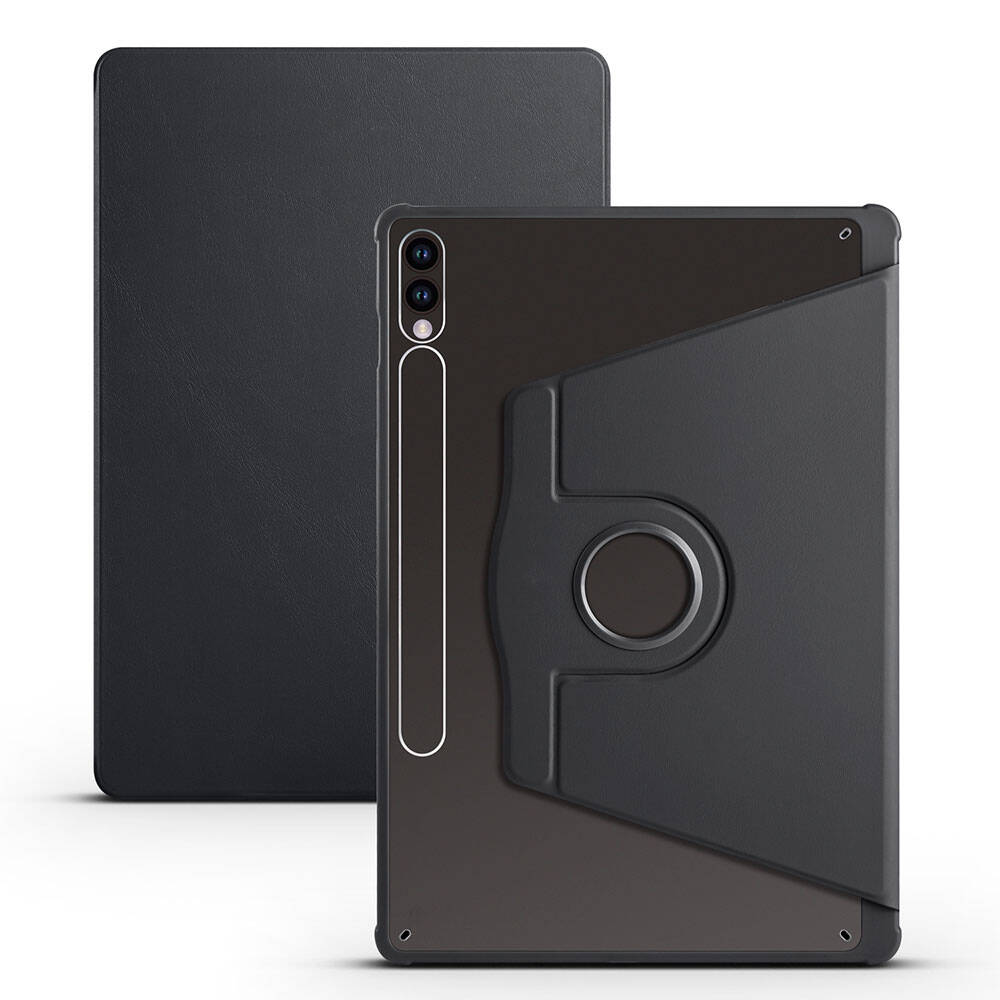Galaxy Tab S9 Plus Kılıf Zore Termik Kalem Bölmeli Dönebilen Standlı Kılıf