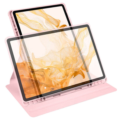 Galaxy Tab S9 Plus Kılıf Zore Termik Kalem Bölmeli Dönebilen Standlı Kılıf