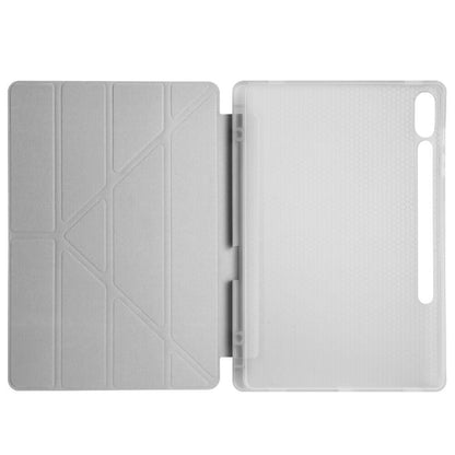 Galaxy Tab S9 Plus Kılıf Zore Tri Folding Kalem Bölmeli Standlı Kılıf