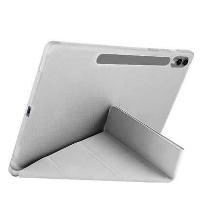 Galaxy Tab S9 Plus Kılıf Zore Tri Folding Kalem Bölmeli Standlı Kılıf