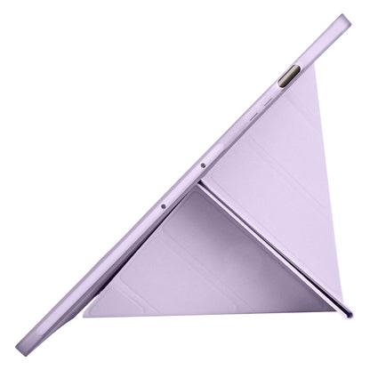 Galaxy Tab S9 Plus Kılıf Zore Tri Folding Kalem Bölmeli Standlı Kılıf