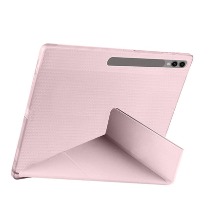 Galaxy Tab S9 Ultra Kılıf Zore Tri Folding Kalem Bölmeli Standlı Kılıf