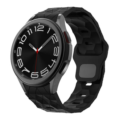 Galaxy Watch 5 44mm Zore KRD-116 20mm Futbol Desenli Spor Tasarımlı Silikon Kordon