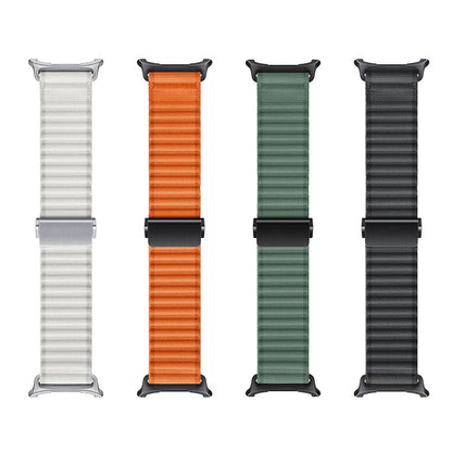 Galaxy Watch Ultra 47mm Zore KRD-120 Naylon Kumaş Hasır Örgülü Kordon