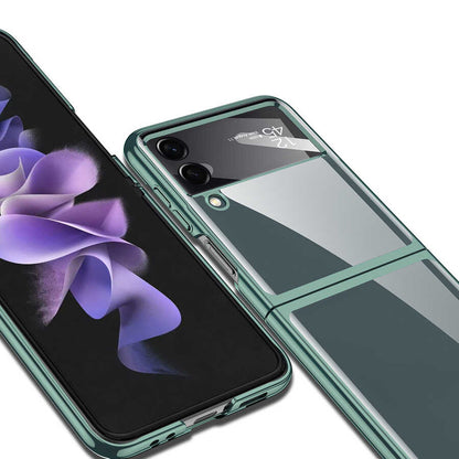 Galaxy Z Flip 4 Kılıf Zore Kıpta Lensli Kılıf