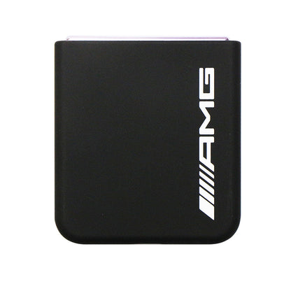 Galaxy Z Flip 5 Kılıf AMG M-safe Şarj Özellikli Büyük Logo Dizayn Orijinal Lisanslı Kılıf