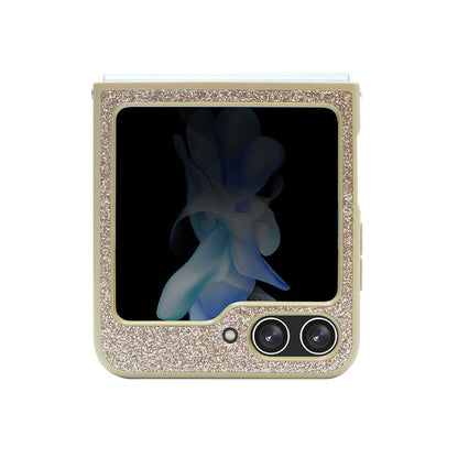 Galaxy Z Flip 5 Kılıf Guess Orijinal Lisanslı Yazı Logolu Glitter Script Kılıf