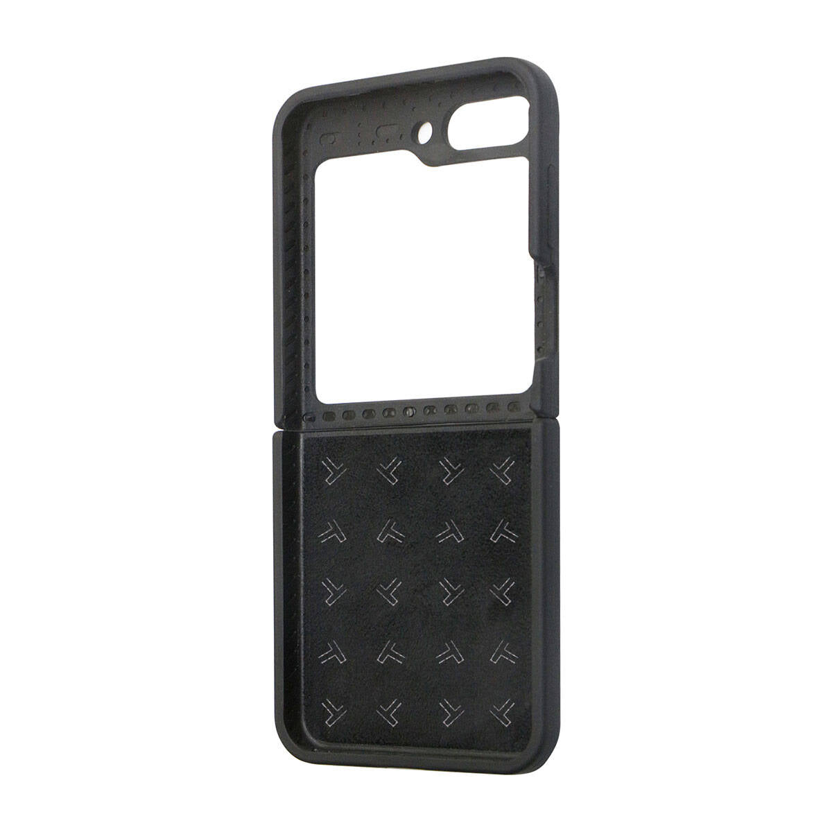 Galaxy Z Flip 5 Kılıf TUMI Liquid Silikon Metal Logo Dizayn orijinal Lisanslı Kılıf